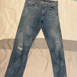 Goldsign Women's Skinny Jeans - Light Blue